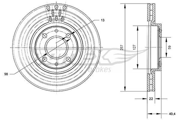 TOMEX Brakes TX 70-56...